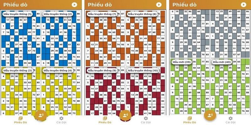 bảng loto