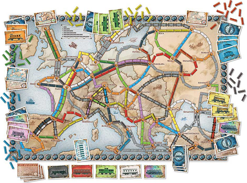 Cách chơi Ticket to Ride chi tiết từ A-Z