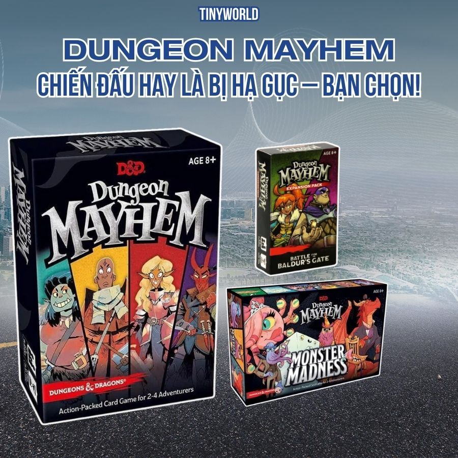 Giới thiệu các nhân vật và bộ thẻ bài trong Dungeon Mayhem