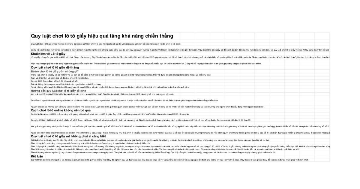 Hướng dẫn cách đặt cược và mua vé loto